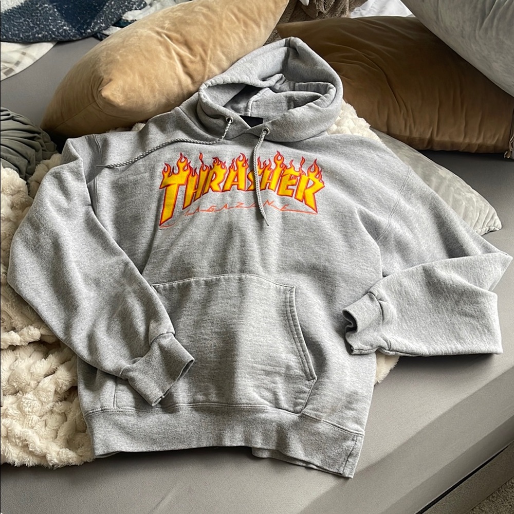 Thrasher Gray Hoodie for Men